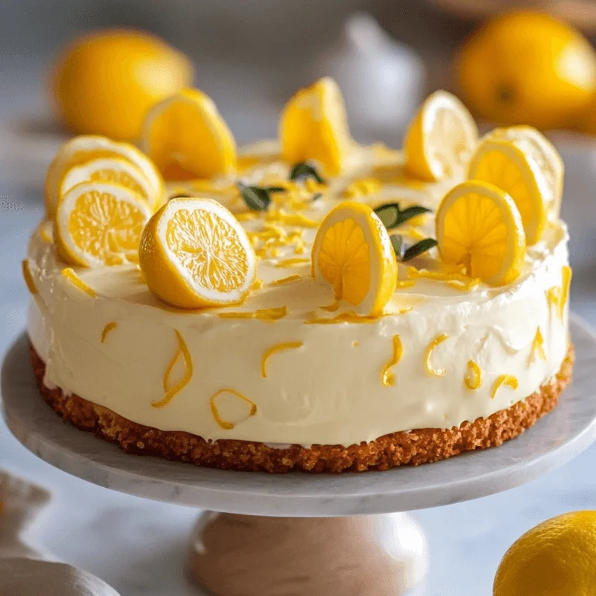 Fondant citron mascarpone fraîchement préparé