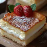 Gâteau Crémeux aux Yaourts Fraîchement Sorti du Four