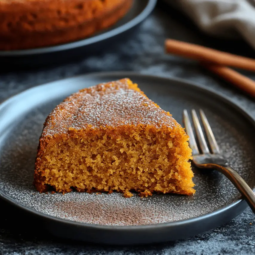 Gâteau citrouille cannelle moelleux avec glaçage léger
