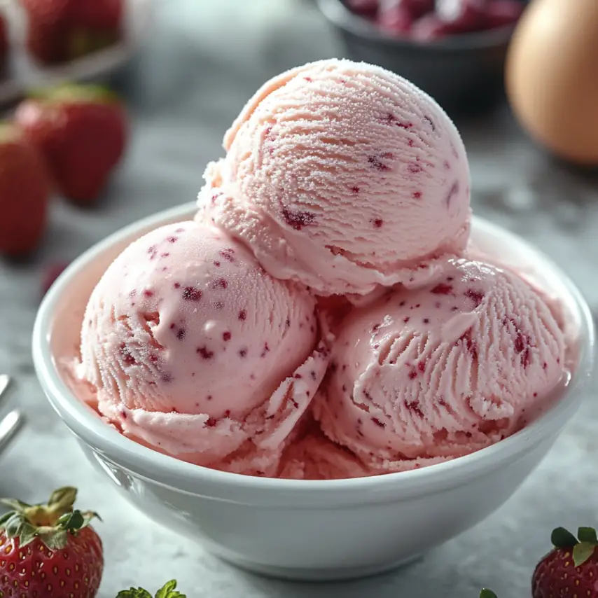 Glace Fraise Maison : La Fraîcheur de l'Été