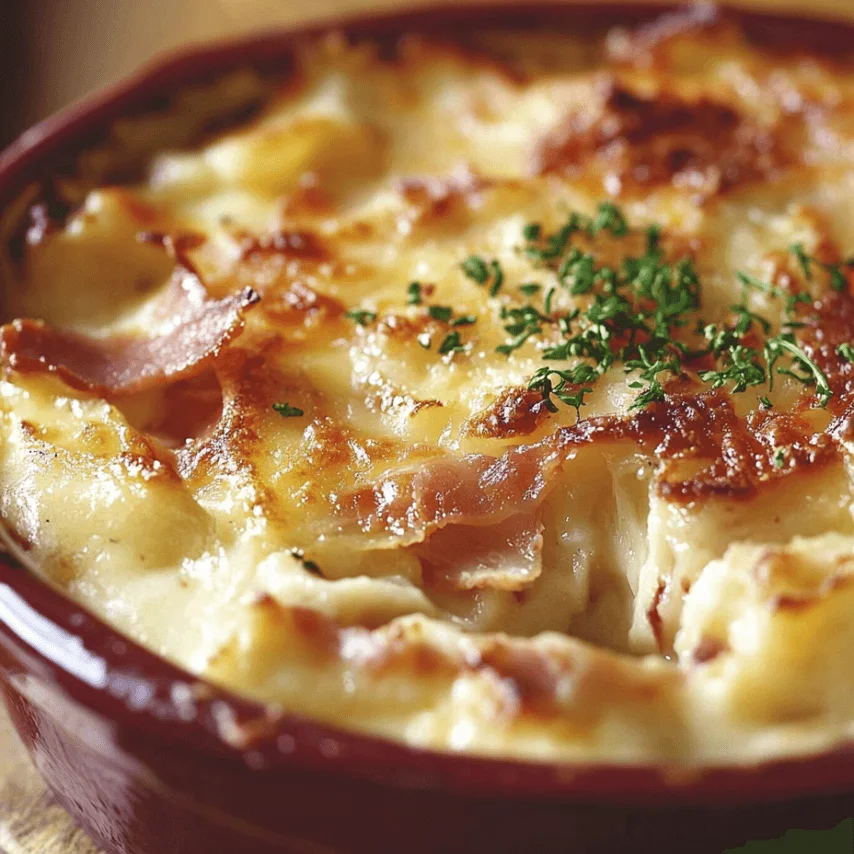 La Tartiflette Savoyarde Dorée et Fondante