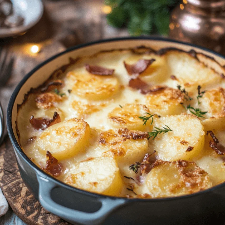 La Tartiflette Savoyarde Dorée et Fondante