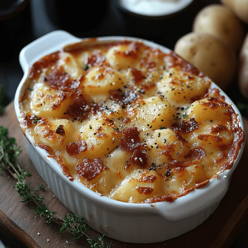 La Tartiflette Savoyarde Dorée et Fondante