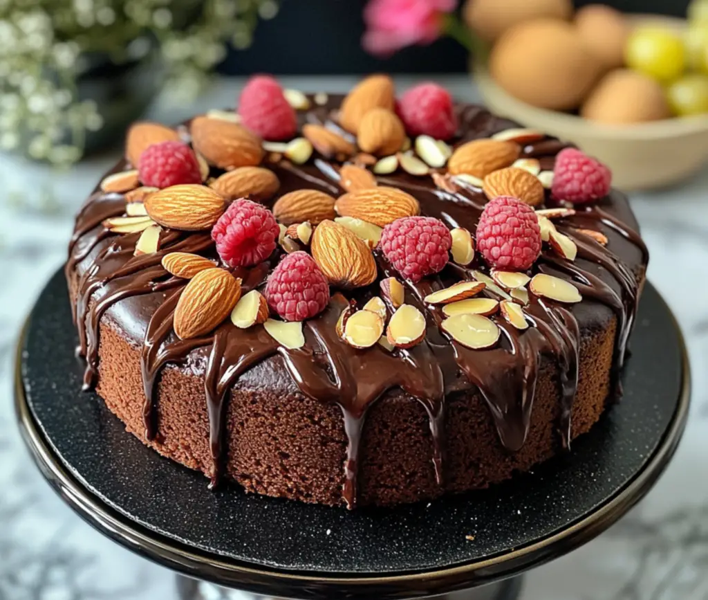 Le Fabuleux Gâteau d'Amandes fraîchement sorti du four