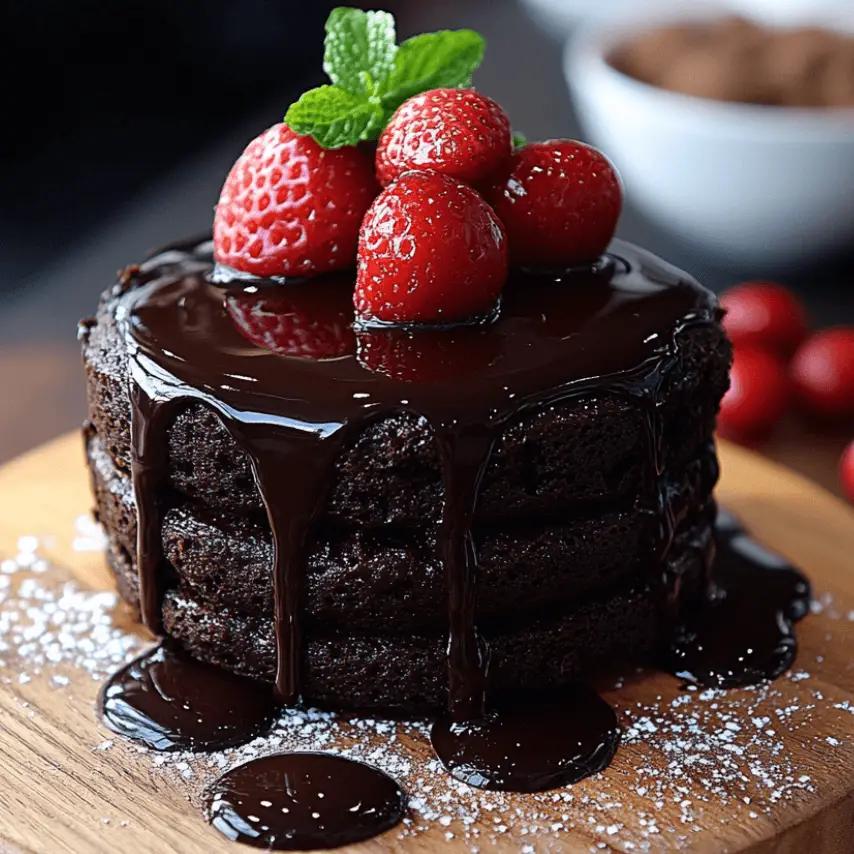 Moelleux au Chocolat Irrésistible avec Cœur Fondant