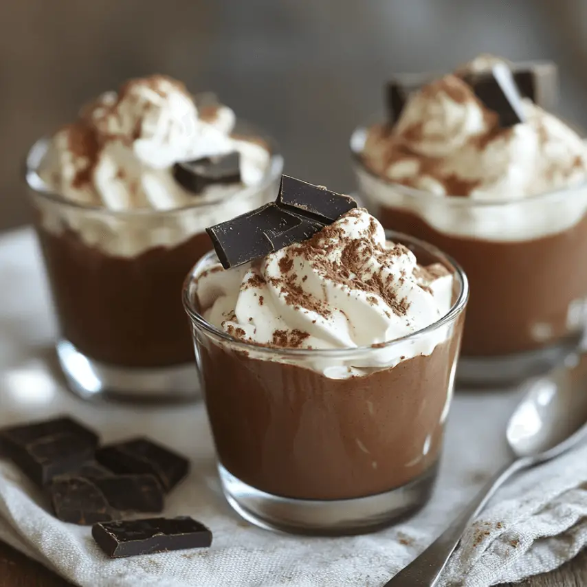 Mousse Chocolat Mascarpone Fondante et Crémeuse