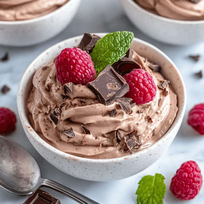 Mousse Chocolat Mascarpone Fondante et Crémeuse