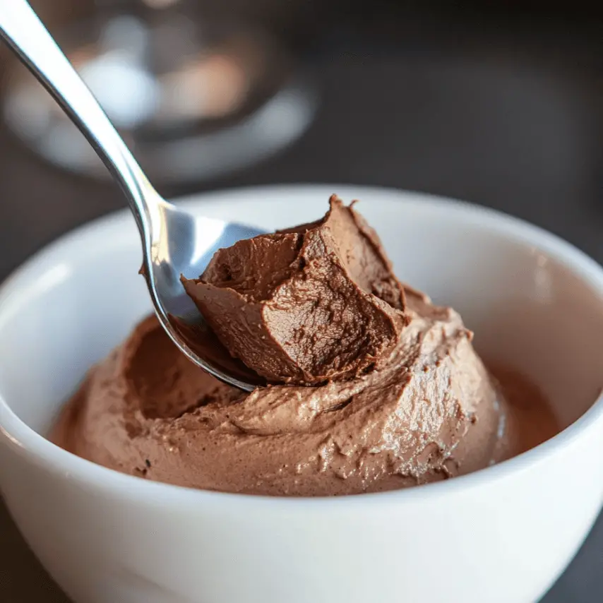 Mousse Chocolat Mascarpone Fondante et Crémeuse