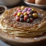 Pâte à crêpes gourmande prête à cuire