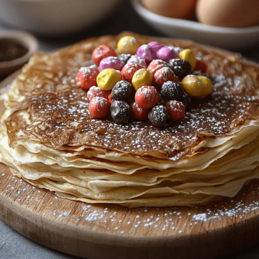 Pâte à crêpes gourmande prête à cuire