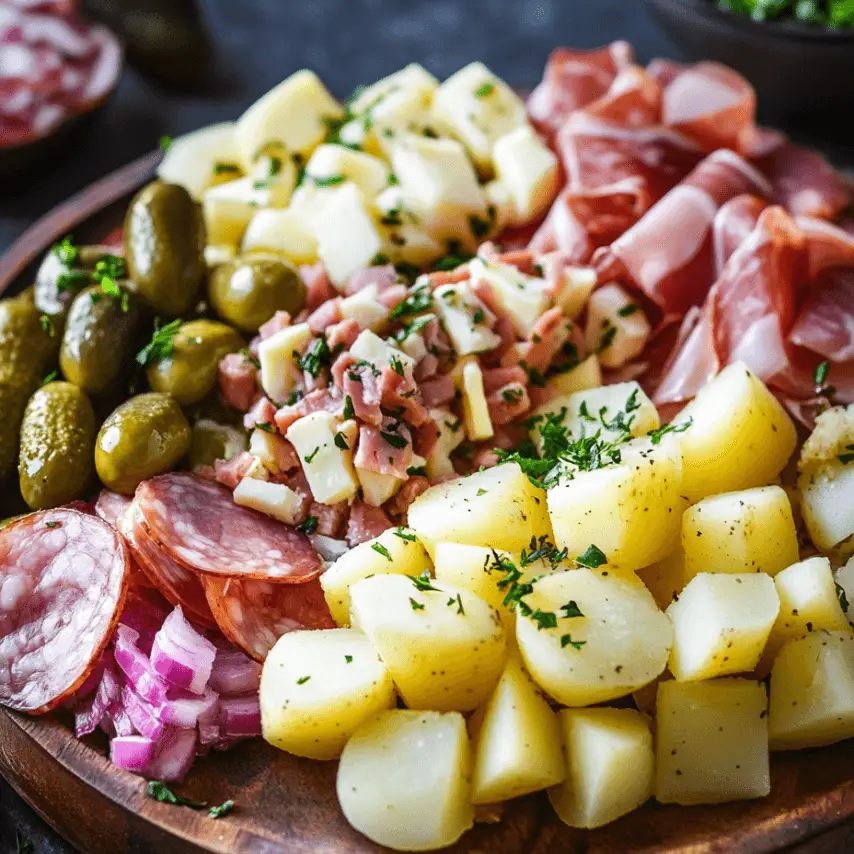 Salade raclette gourmande avec pommes de terre et fromage fondu