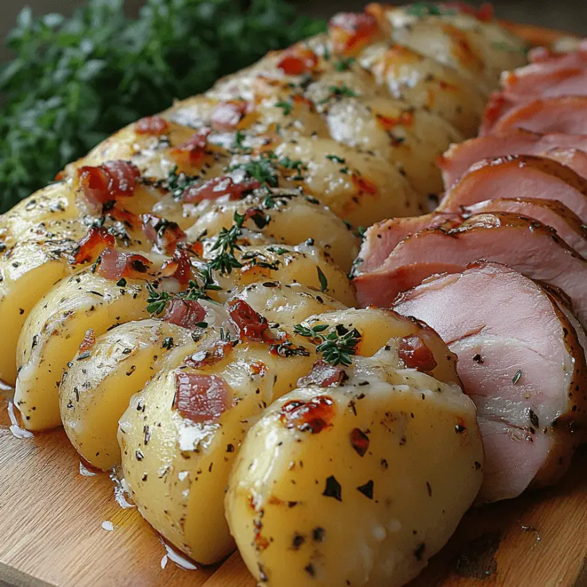 Salade raclette gourmande avec pommes de terre et fromage fondu