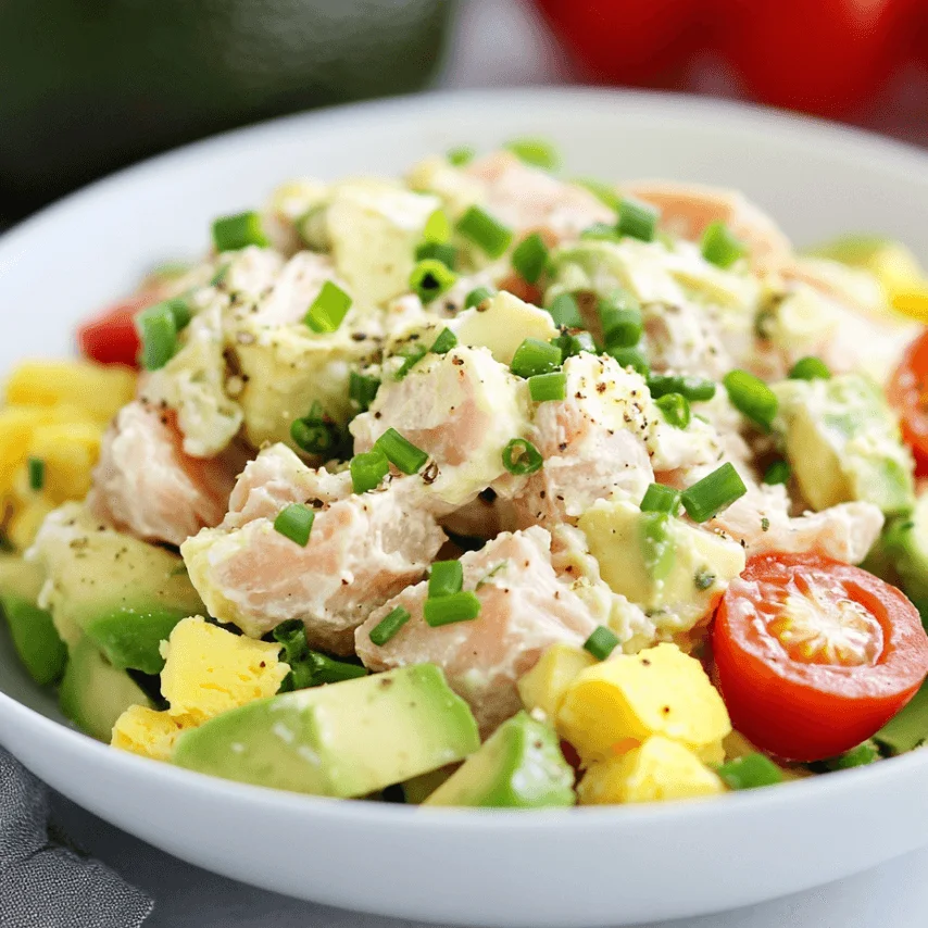 Salade thon avocat œufs – Un repas équilibré et coloré