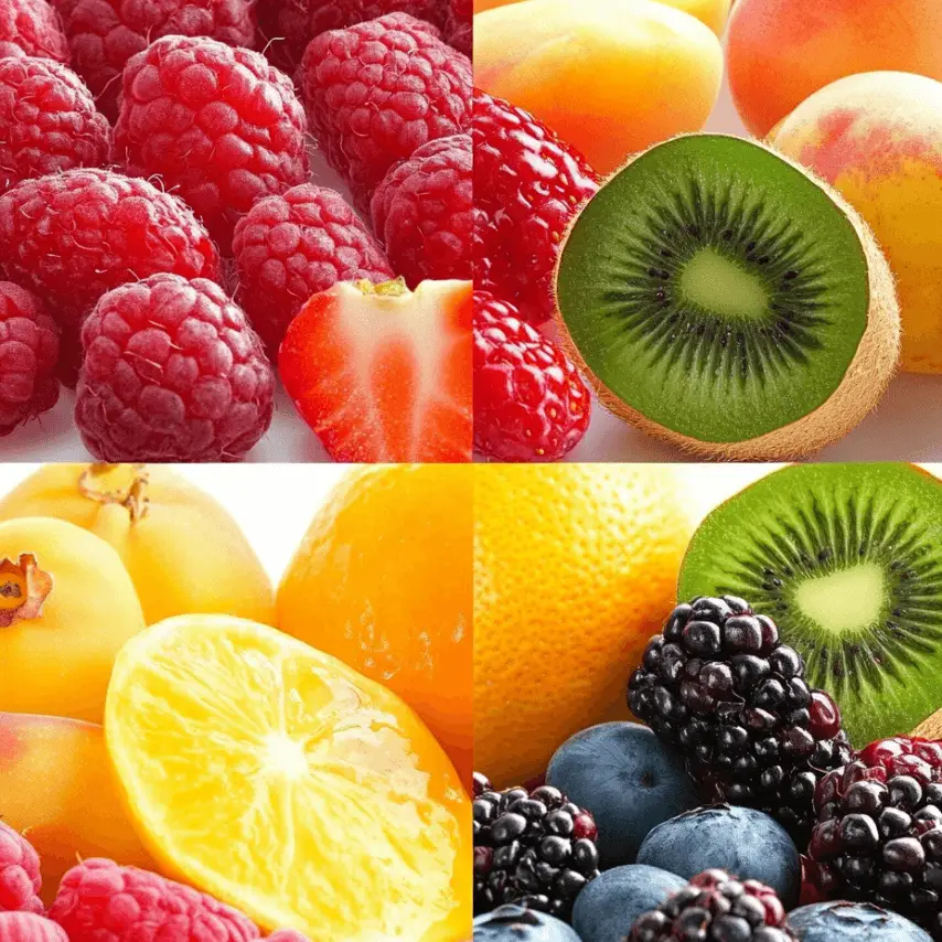 Tarte fraîche et douce aux fruits de saison
