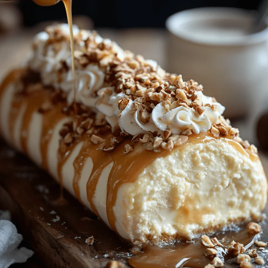 Bûche Noisettes Caramel : Délice de Noël Festif