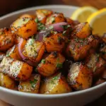 Salade Vinaigrée de Pommes de Terre et Carottes Fraîchement Préparée