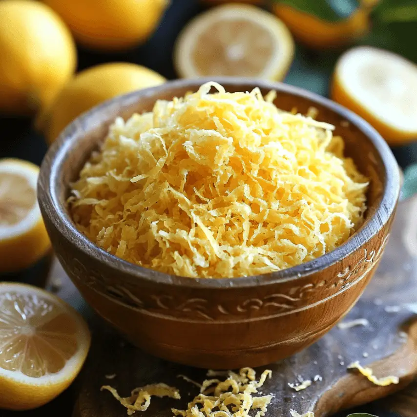 Biscuits au Citron avec Zestes Croquants – Délices Maison