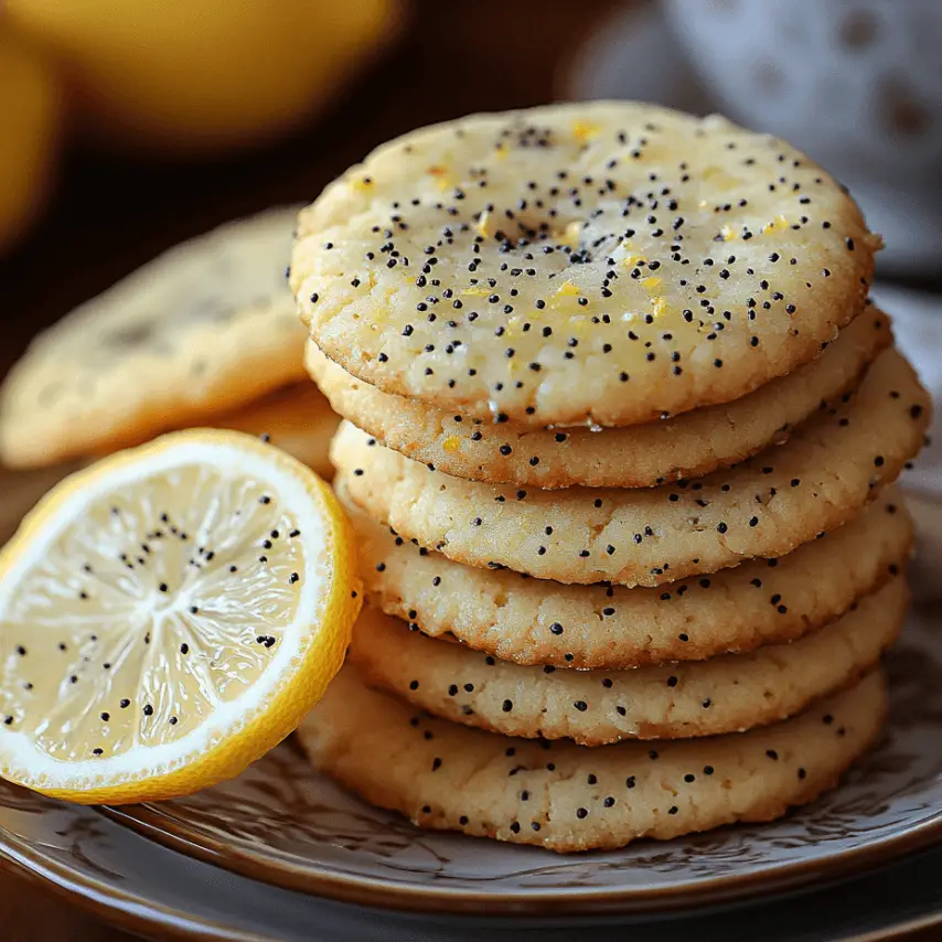 Biscuits au Citron avec Zestes Croquants – Délices Maison