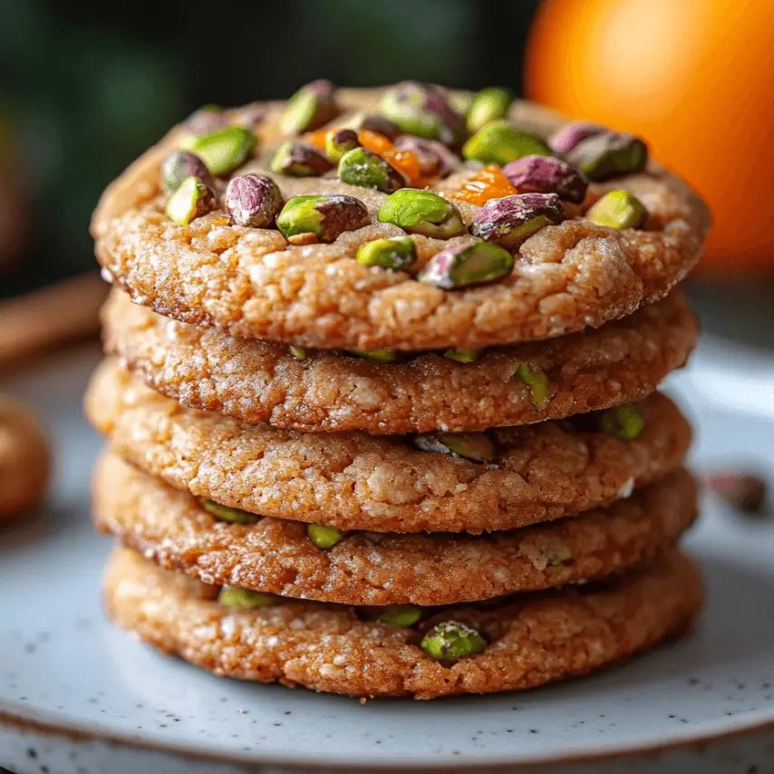 Biscuits orange pistache aux épices douces - Une touche de gourmandise festive