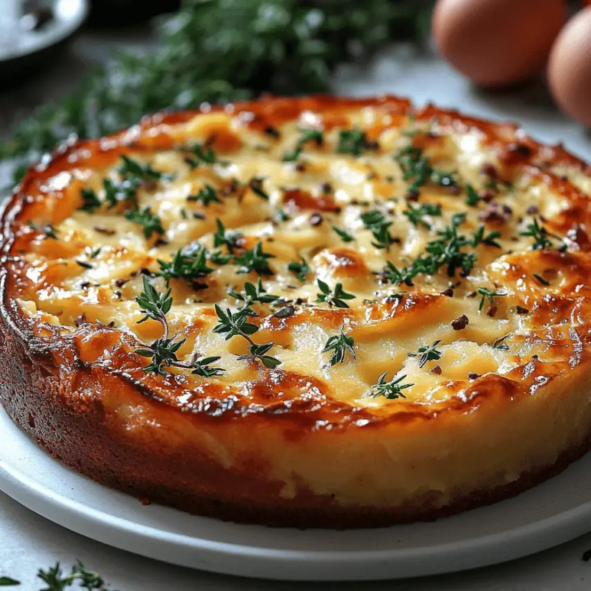Cake au Comté et Herbes Fraîches : Recette Facile et Délicieuse