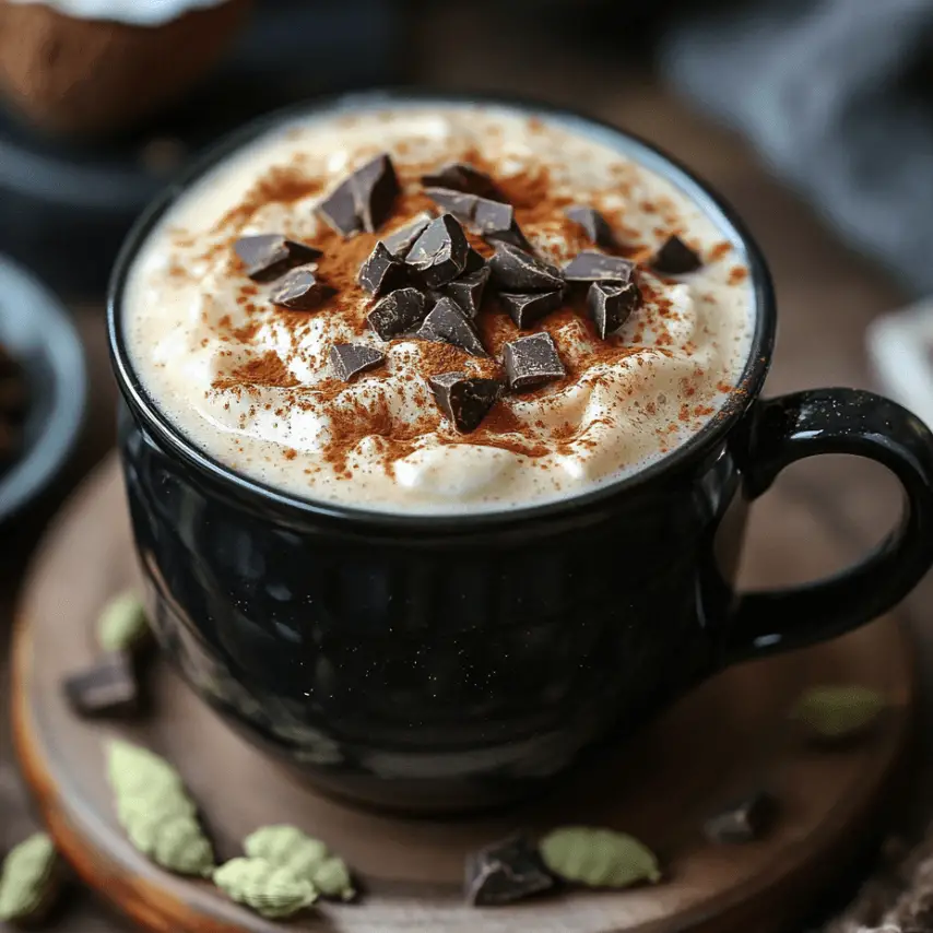 Chocolat Chaud Coco Cardamome - Recette Facile et Gourmande