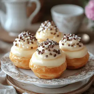 Chouquettes au Chocolat Blanc : Une Douceur Irrésistible