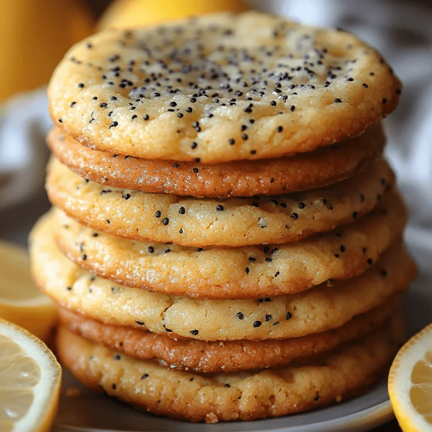 Cookies Citron Pavot : Recette Délicieuse et Facile