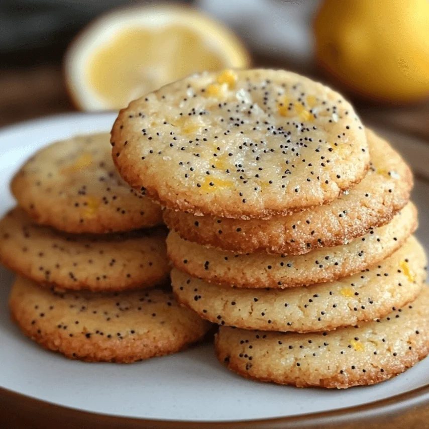 Cookies Citron Pavot : Recette Délicieuse et Facile