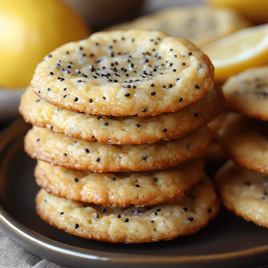 Cookies Citron Pavot : Recette Délicieuse et Facile