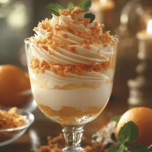 Mousse au chocolat blanc et zestes d’orange : un dessert élégant