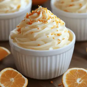 Mousse au chocolat blanc et zestes d’orange : un dessert élégant