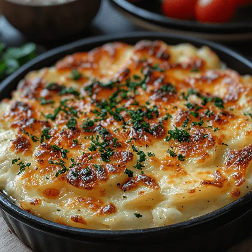 Pommes de Terre Rôties au Fromage et Ail - Recette Simple