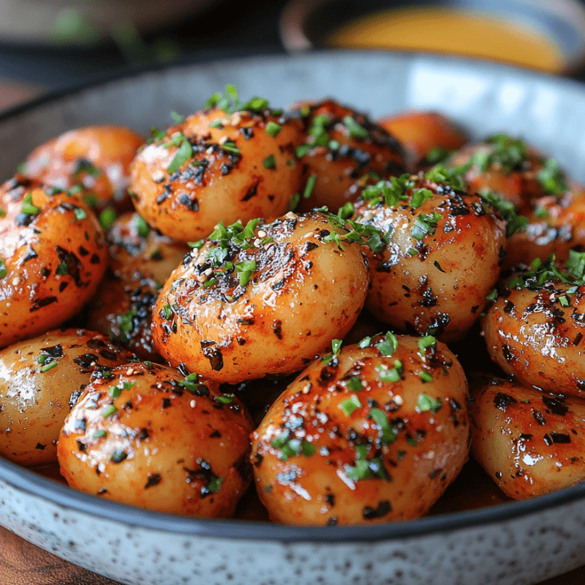 Pommes de terre épicées dorées au four