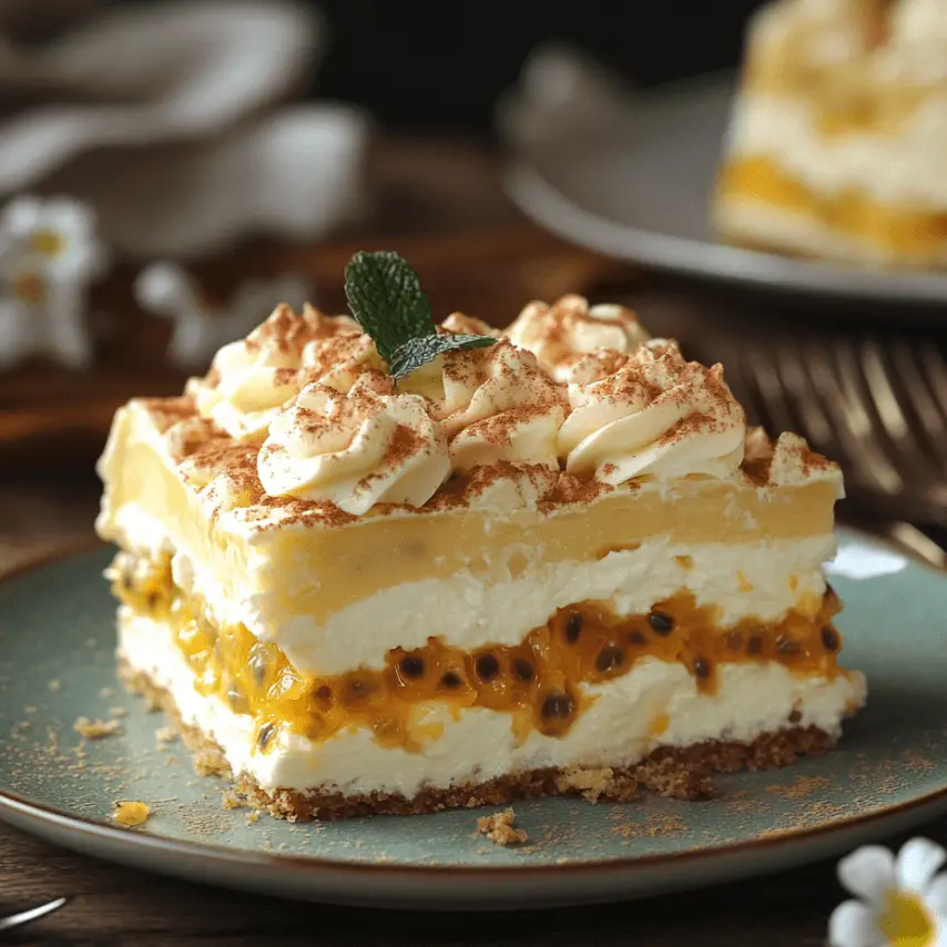 Tiramisu aux Fruits de la Passion et Mascarpone