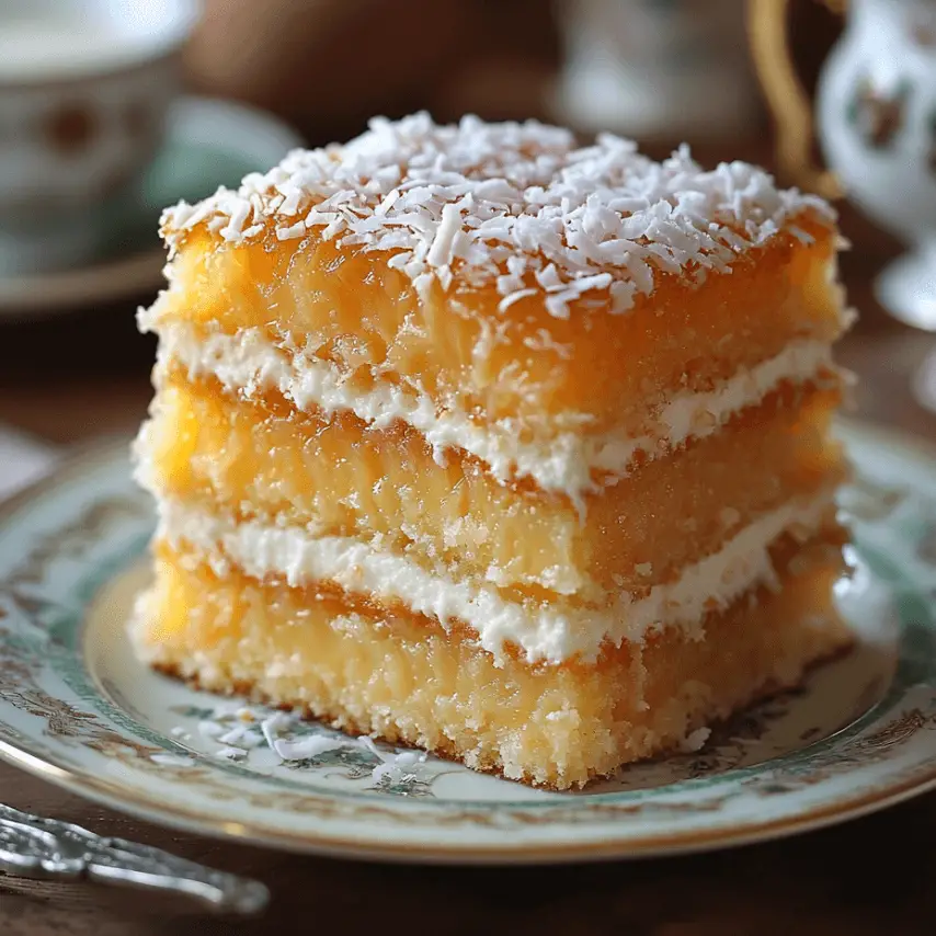 Un Coconut Pineapple Cake tropical et irrésistible
