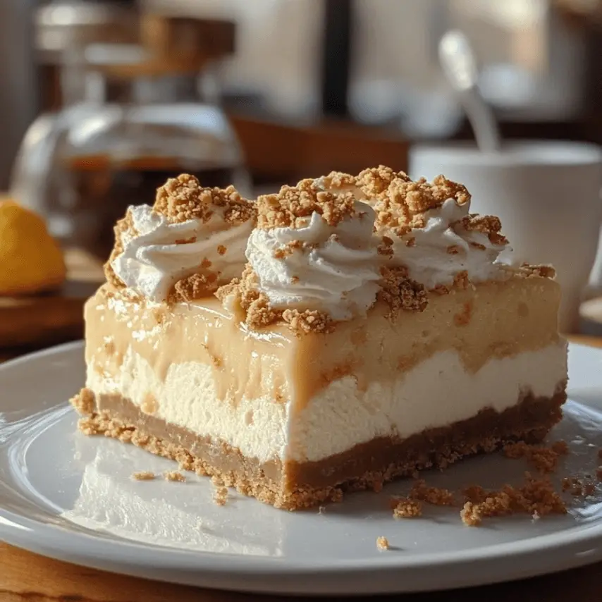 Cheesecake Caramel et Vanille prêt à déguster