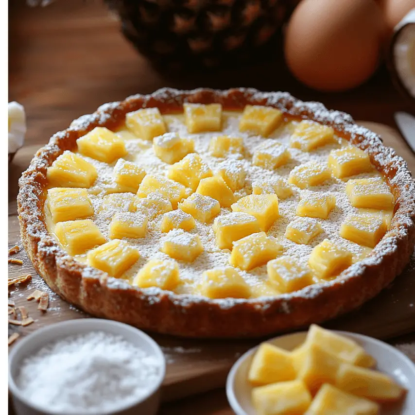 Clafoutis Ananas Coco : Une Touche Tropicale