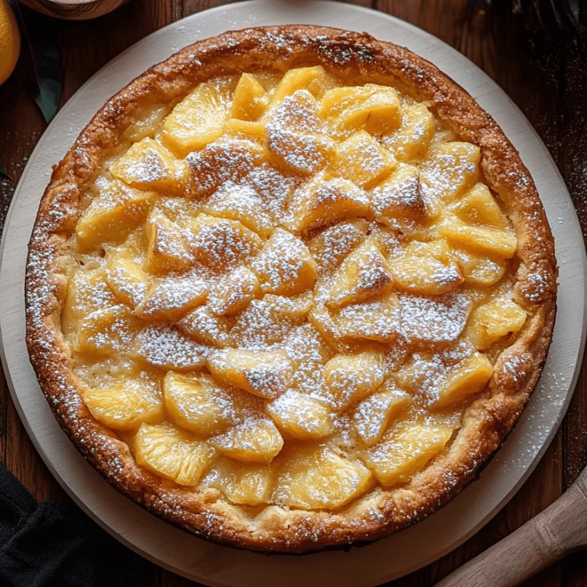 Clafoutis Ananas Coco : Une Touche Tropicale