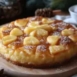 Clafoutis Tropical Ananas Coco fraîchement sorti du four