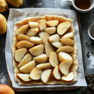 Galette Poire Chocolat : Un Dessert Élégant et Délicieux