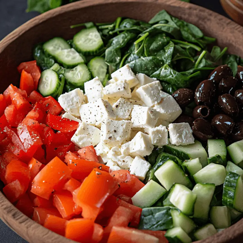 Salade Épinards et Feta : Un Délice Sain et Frais