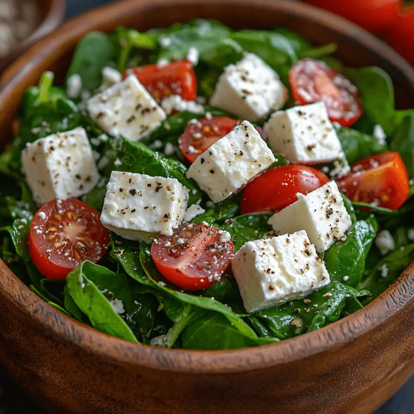 Salade Épinards et Feta : Un Délice Sain et Frais