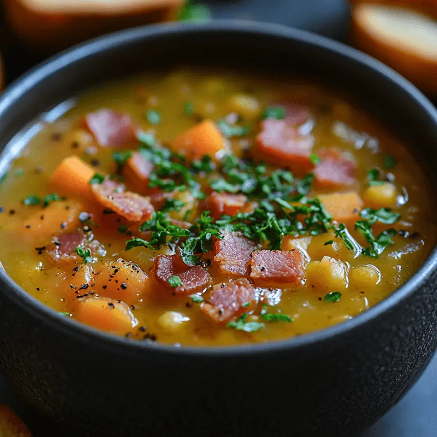 Soupe Pois Cassés Lard : Une Délicieuse Recette Maison