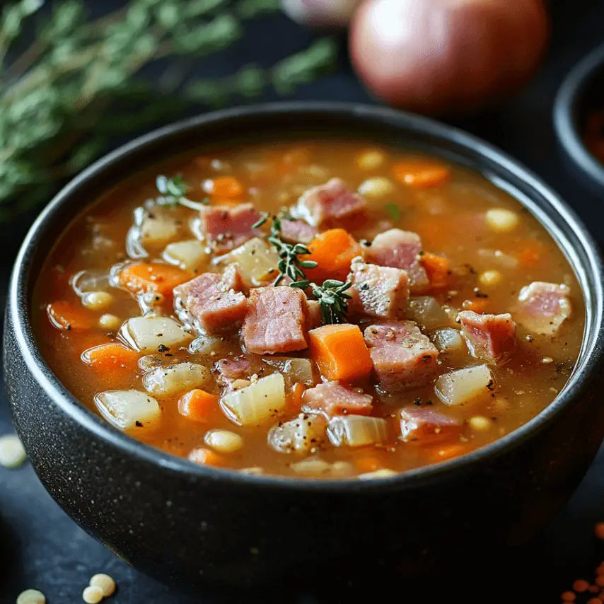Soupe Pois Cassés Lard : Une Délicieuse Recette Maison