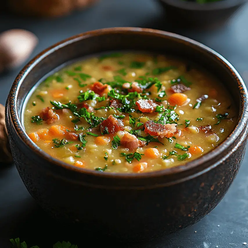 Soupe Pois Cassés Lard : Une Délicieuse Recette Maison