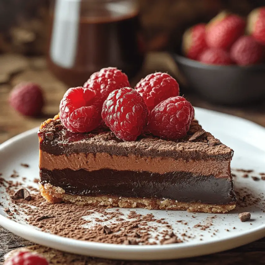 Tarte Moelleuse au Chocolat et Yaourt Grec