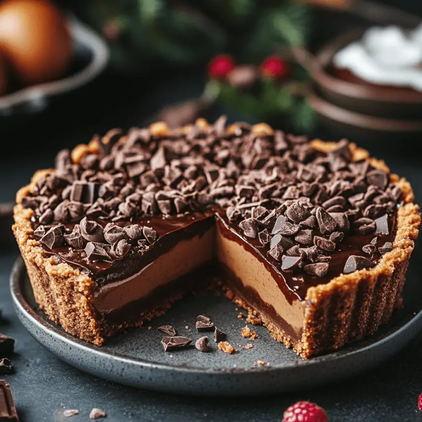Tarte Moelleuse au Chocolat et Yaourt Grec