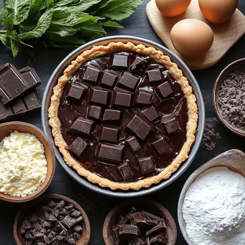 Tarte Moelleuse au Chocolat et Yaourt Grec