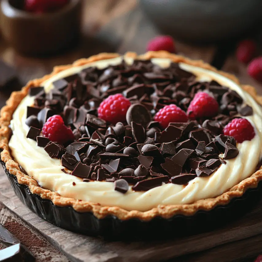 Tarte Moelleuse au Chocolat et Yaourt Grec