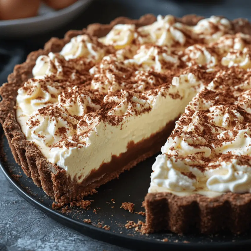 Tarte Moelleuse au Chocolat et Yaourt Grec